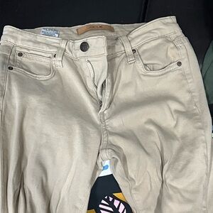 Joes Mid-Rise Skinny Ankle Beige Jeans